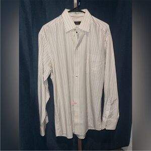 Eton Button Up dress Shirt Wrinkle Free Cotton Men's Size 42 16.5